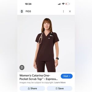 Figs Espresso Caterina top